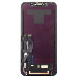 Display cu Touchscreen si Rama SmartGSM, compatibil Apple iPhone XR, Negru, Calitate Premium
