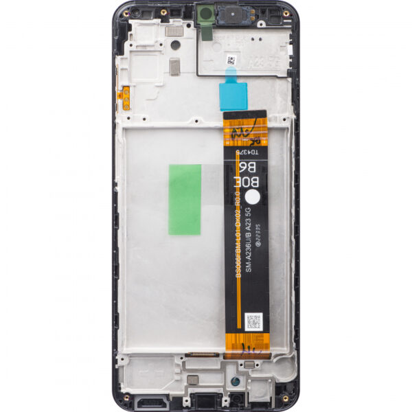 Display Cu Touchscreen Samsung Galaxy A23 5G A236,  Premium, Cu rama, Negru + Folie de sticla - imagine 3