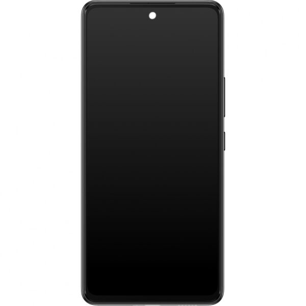 Display Ecran OLED pentru Samsung Galaxy A53 5G A536, Premium, Cu rama, Negru + Folie sticla cadou - imagine 2