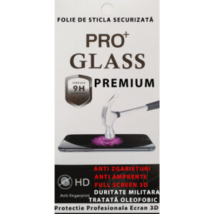 Folie de sticla Iphone 13 Pro ,ProGlass Premium, Full glue, Margini Negre , Sticla securizata,  9H, Ultra HD
