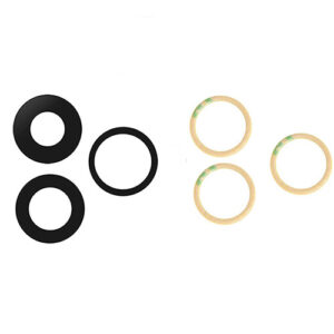 Geam Camera Spate iPhone 13 Pro, Negru ,doar sticla cu adeziv , set complet